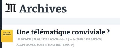 telematique conviviale